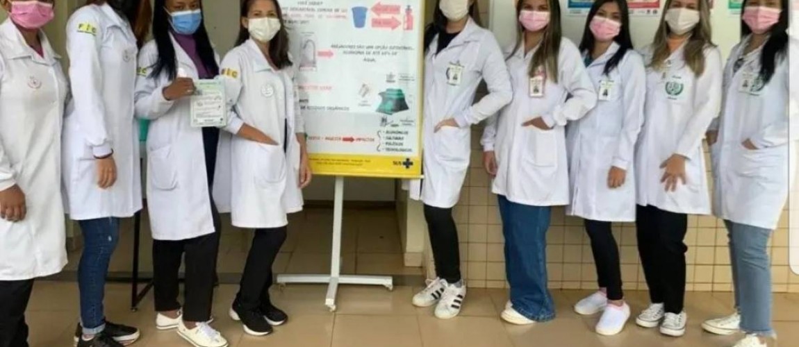 Alunos do curso de Nutrição da FIC realizam ação sobre práticas sustentáveis no HRPA