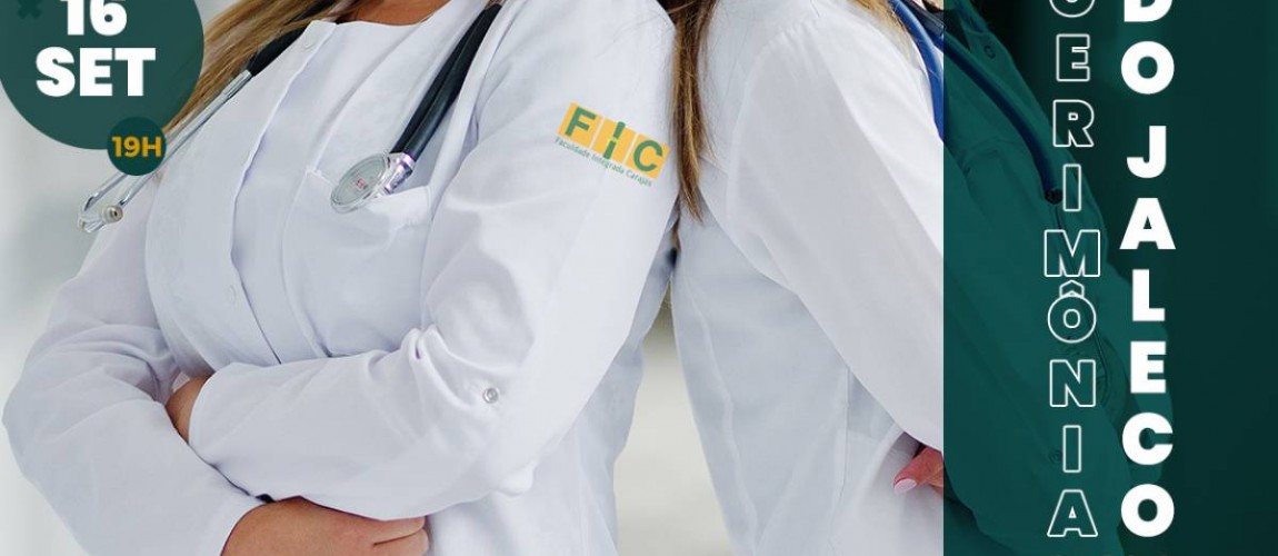 Cerimônia do Jaleco da FIC inicia trajetória acadêmica para os calouros da Instituição Cerimônia do Jaleco da FIC inicia trajetória acadêmica para os calouros da Instituição
